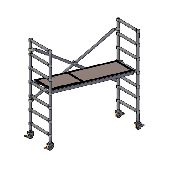 Painters tower ALUSPEED simple width 0.74x2.0 m