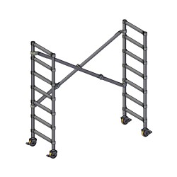 Painters tower ALUSPEED simple width 0.74x2.0 m