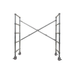 Pastolių bokštas dažytojams ALUSPEED, viengubo pločio, 0.74x2.0 m (PxI)