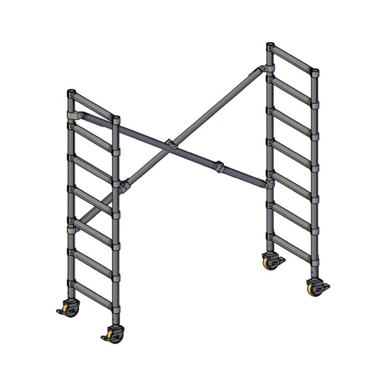Tower ALUSPEED simple width 0.74x2.0 m