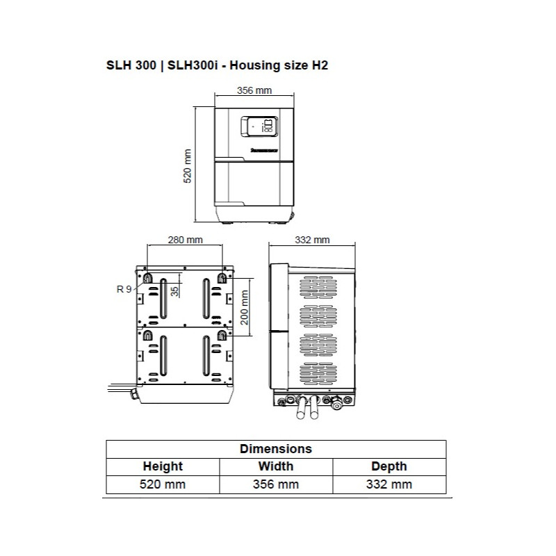 Charging station for SLH300