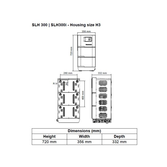 Charging station for SLH300