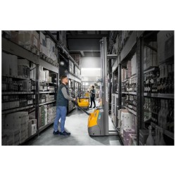 Jungheinrich EJC 010i ZT electric stacker truck – two-stage telescopic mast 2900 mm, lithium-ion