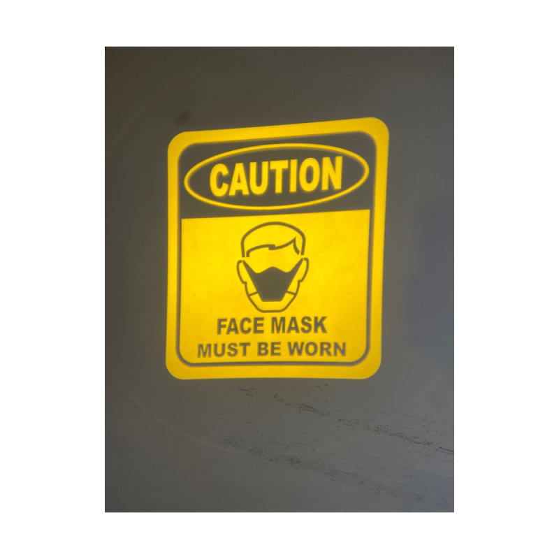 Safety sign projector SAF-110, non rotating, 10W LED