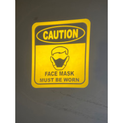 Safety sign projector SAF-700, rotating, 80W LED
