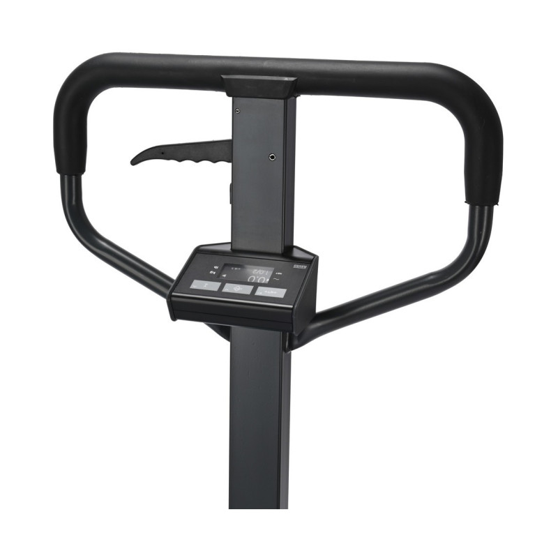 Ameise scale weighing pallet truck featuring display on tiller head