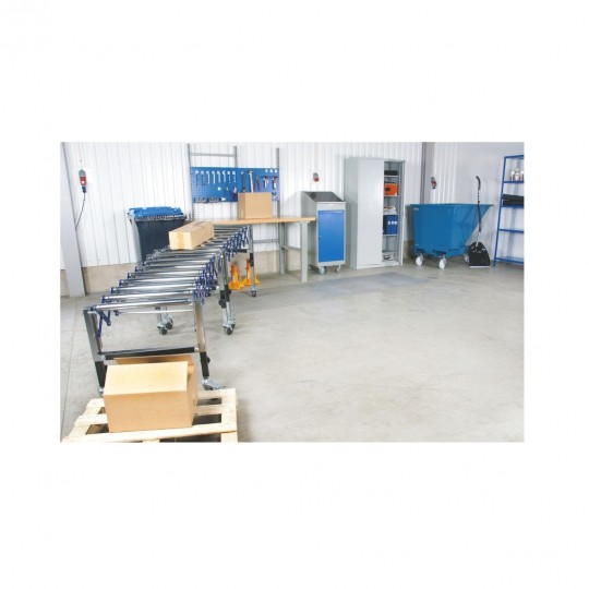 Conveyor table, 136 kg load capacity