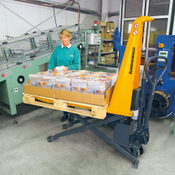 Jungheinrich AMX 10e scissor lift pallet truck, V/GV