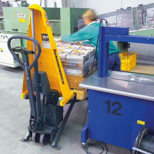 Jungheinrich AMX 10e scissor lift pallet truck, V/GV