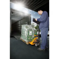 Jungheinrich AMW 22 pallet truck with scale and basic display, load capacity 2200 kg, solid rubber / polyurethane