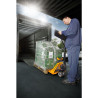 Jungheinrich AMW 22 pallet truck with scale and basic display, load capacity 2200 kg, solid rubber / polyurethane