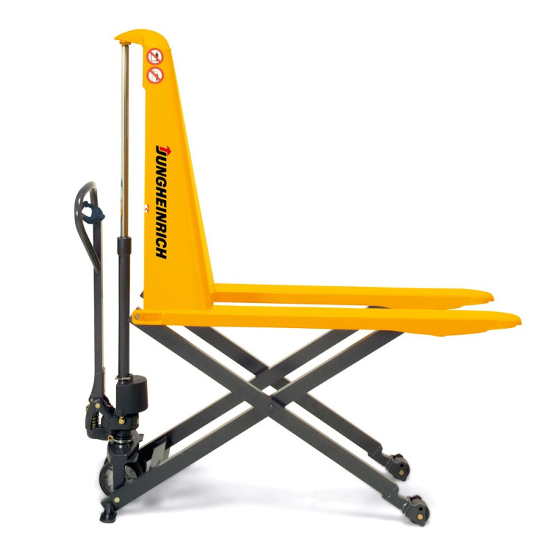 Jungheinrich AMX 10 manual hydraulic scissor lift pallet truck, C/GN