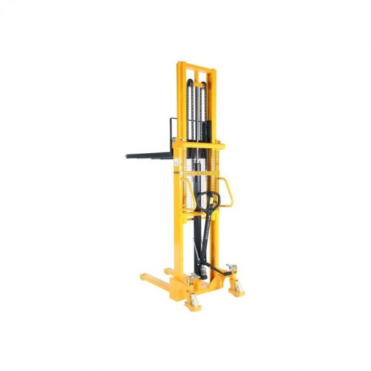Hydraulic stacker truck with telescopic mast, lift 2500 mm