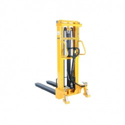 Hydraulic stacker truck with telescopic mast, lift 2500 mm