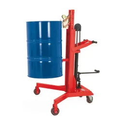 Drum lifter with foot pedal, capacity 450 kg