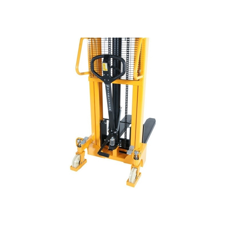 Hydraulic stacker truck with telescopic mast, lift 2500 mm