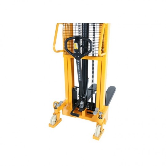 Hydraulic stacker truck with telescopic mast, lift 2500 mm