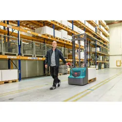 Ameise PSE 1.2 electric stacker truck – lithium-ion, two-stage telescopic mast 3600 mm