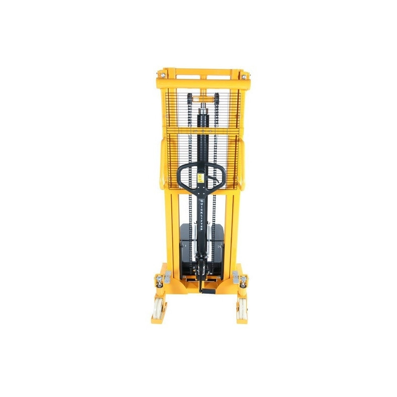 Hydraulic stacker truck with telescopic mast, lift 2500 mm
