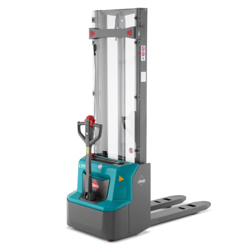 Ameise PSE 1.2 electric stacker truck – lithium-ion, two-stage telescopic mast 3200 mm