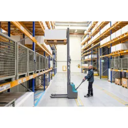 Ameise PSE 1.2 electric stacker truck – lithium-ion, two-stage telescopic mast 2600 mm