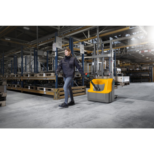 Jungheinrich AMC 12 electric stacker truck – two-stage telescopic mast 3600 mm