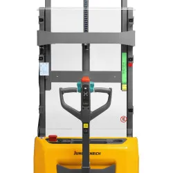 Jungheinrich AMC 12 electric stacker truck – two-stage telescopic mast 3600 mm