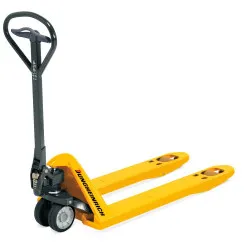 Jungheinrich AM 22 hand pallet truck, load capacity 2200 kg, fork length 795 mm, polyurethane, tandem rollers.