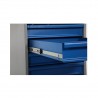 Storage workbench with 6 drawers, oak board
