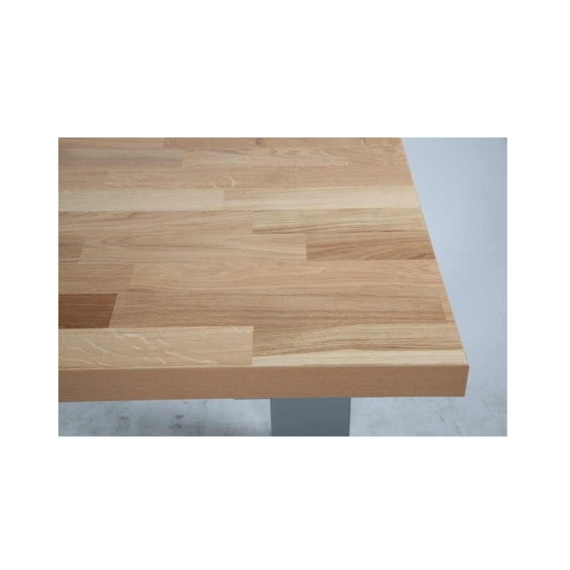 Storage workbench with 6 drawers, oak board