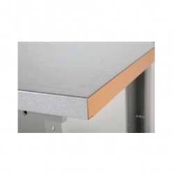 Storage workbench with 6 drawers, steel