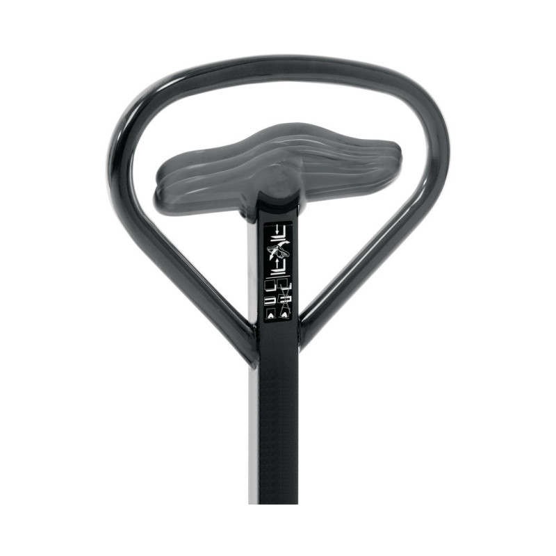 Jungheinrich AM 22 hand pallet truck with quick lift, solid rubber / polyurethane, tandem rollers.