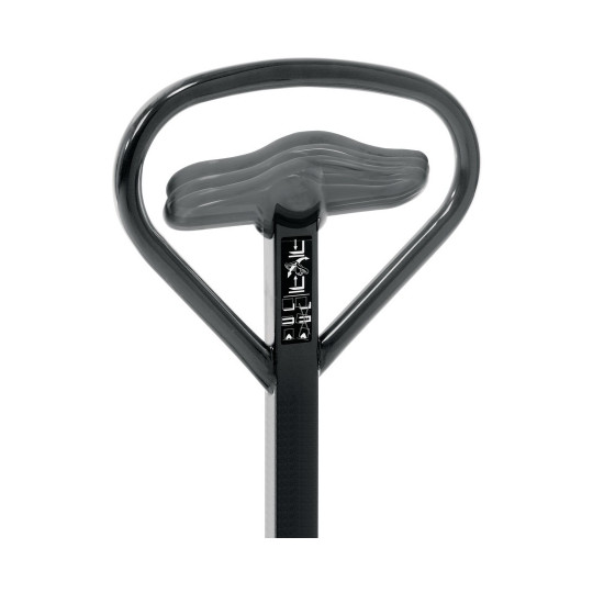 Jungheinrich AM 22 hand pallet truck with quick lift, solid rubber / polyurethane, tandem rollers.