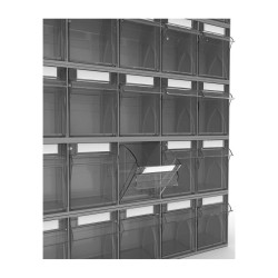 Wall Shelving For Practibox with Practibox (1x9, 2x6)