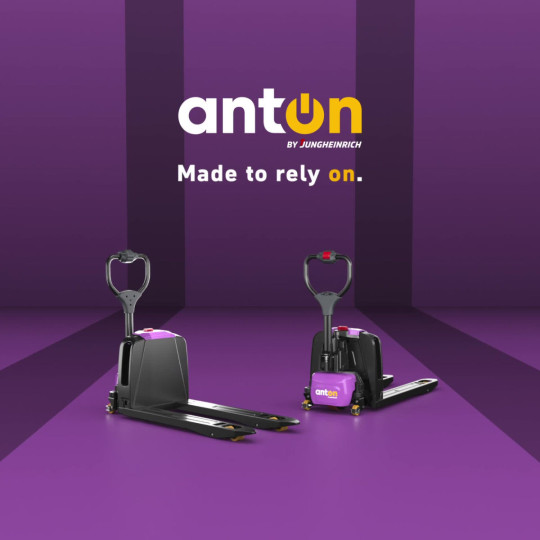 AntOn by Jungheinrich Electric pedestrian pallet truck PTL 1.5, 560x1150 mm