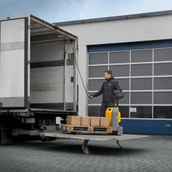 Jungheinrich AME 15 electric pallet truck, load capacity 1500 kg, fork length 1150 mm