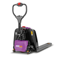 AntOn by Jungheinrich Electric pedestrian pallet truck PTL 1.5 with support wheels, 560x1150 mm
