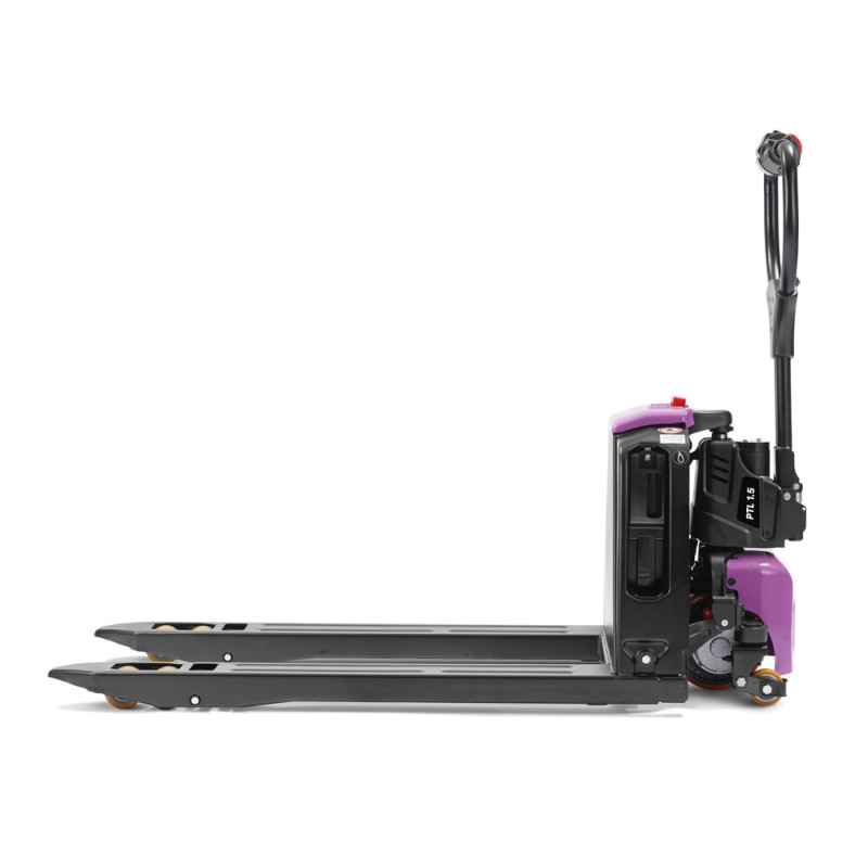 AntOn by Jungheinrich Electric pedestrian pallet truck PTL 1.5 with support wheels, 560x1150 mm