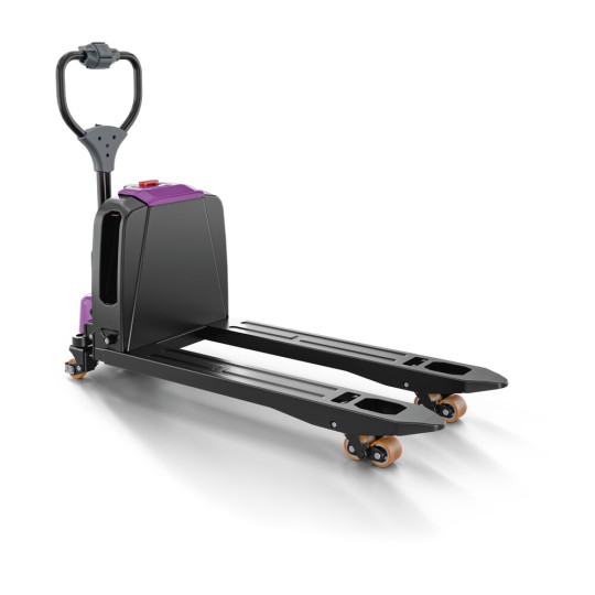 AntOn by Jungheinrich Electric pedestrian pallet truck PTL 1.5 with support wheels, 560x1150 mm