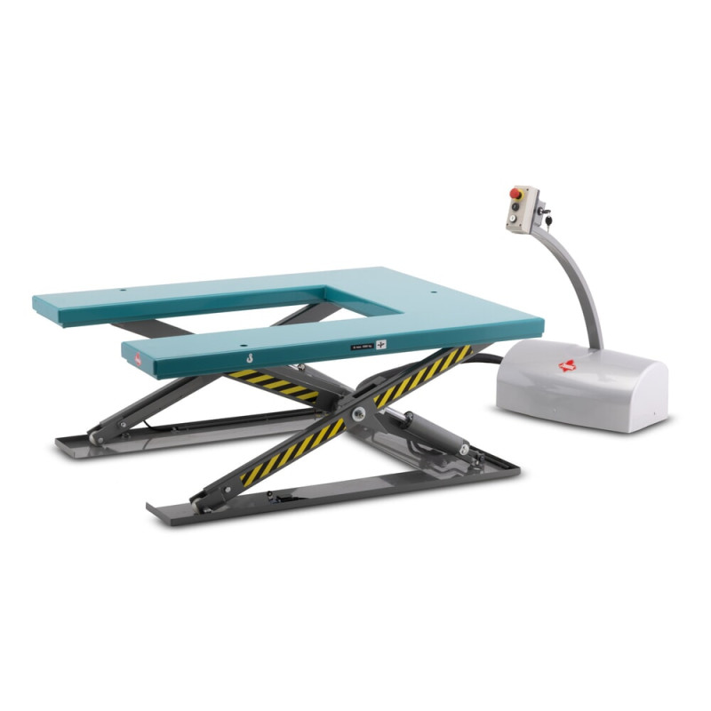 Ameise flat scissor lift table, U-shaped