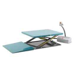 Ameise flat scissor lift table, closed