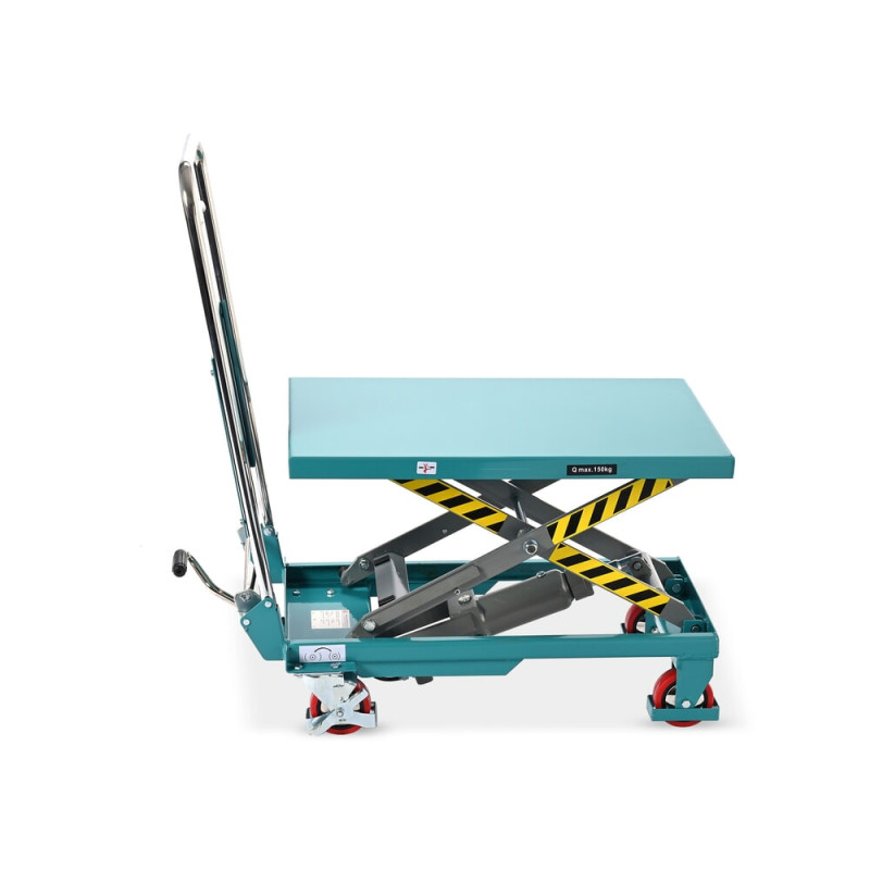Ameise scissor lift table with wheels, 150 kg