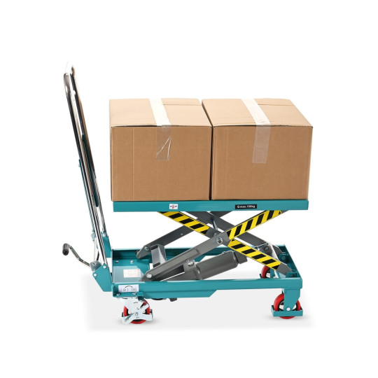 Ameise scissor lift table with wheels, 150 kg