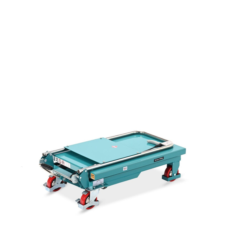 Ameise scissor lift table with wheels, 150 kg