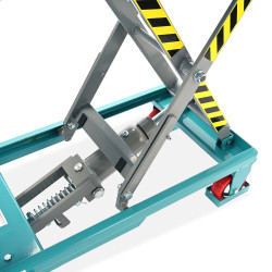 Ameise scissor lift table with wheels, 150 kg