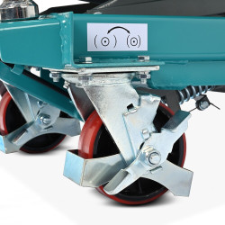 Ameise scissor lift table with wheels, 500 kg