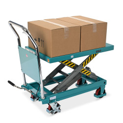 Ameise scissor lift table with wheels, 750 kg