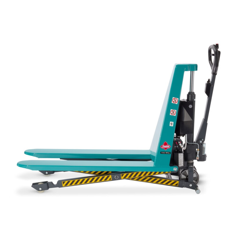 Scissor lift pallet truck Ameise PTM 1.0, electro-hydraulic