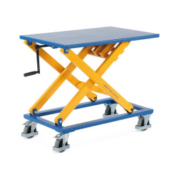 Lifting table with handle, capacity 300 kg