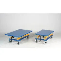 Lifting table with handle, capacity 300 kg